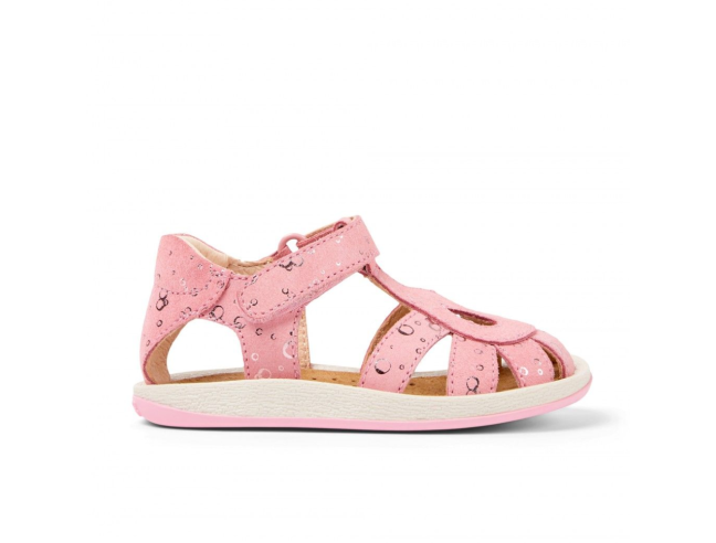 CAMPER SANDALIA BICHO TIRAS ENTRELAZADAS ROSA METALIZADO SS24