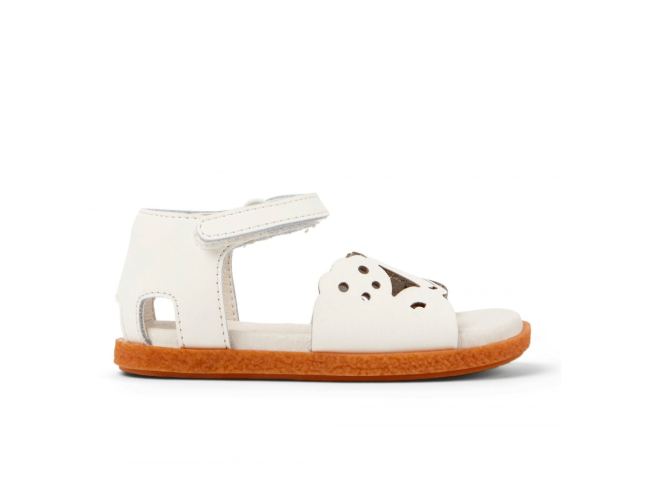 Sandalia Corbu Houston/Miko Blanca con talonera Camper SS24