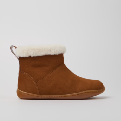 Botín Peu Kids Camper Camel forrada