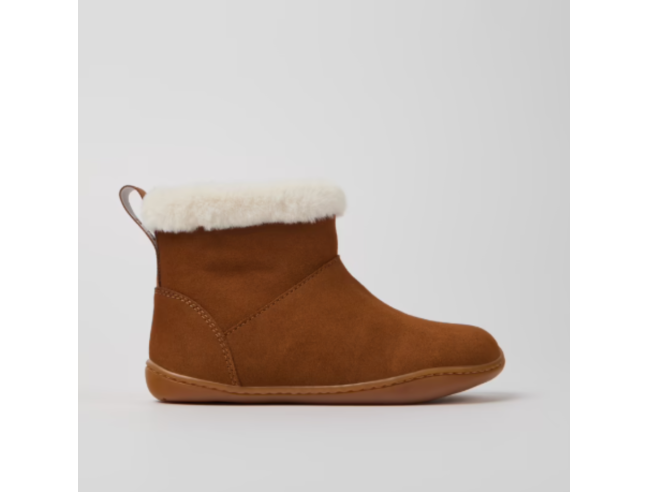 Botín Peu Kids Camper Camel forrada