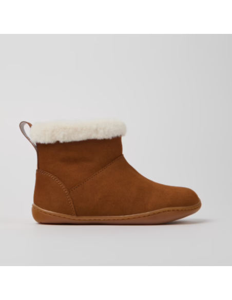 Botín Peu Kids Camper Camel forrada