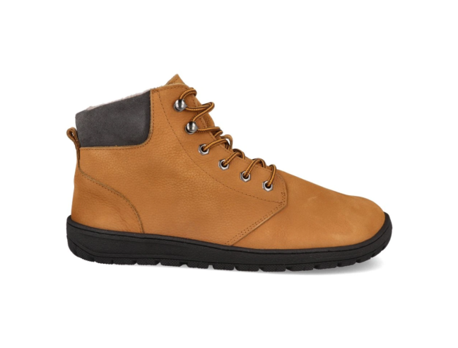 Botín barefoot con cordones Camel bLifestyle