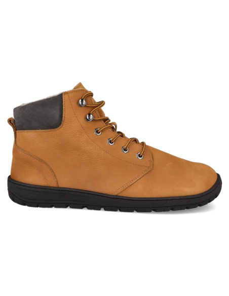Botín barefoot con cordones Camel bLifestyle