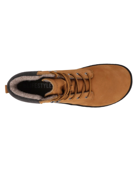Botín barefoot con cordones Camel bLifestyle
