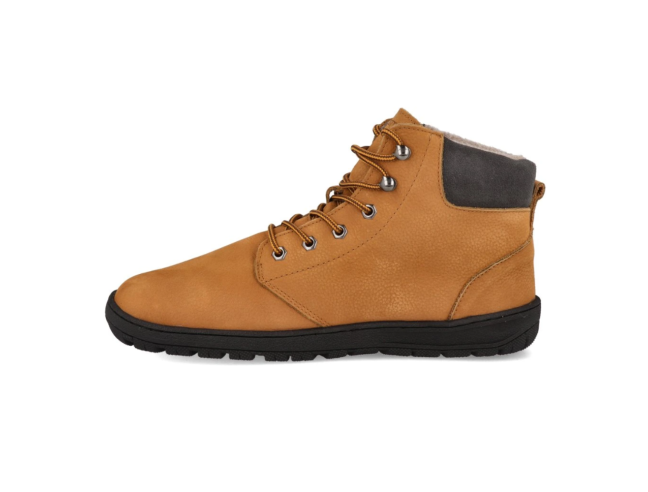 Botín barefoot con cordones Camel bLifestyle