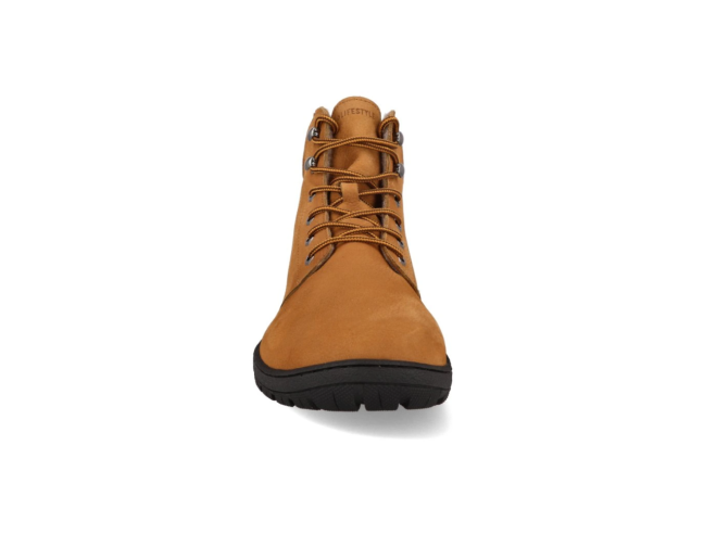 Botín barefoot con cordones Camel bLifestyle