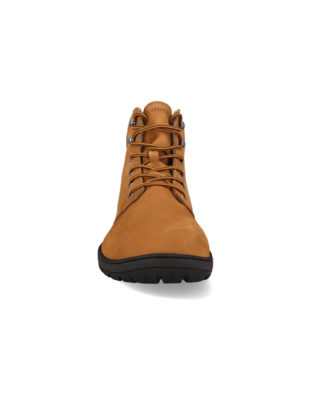 Botín barefoot con cordones Camel bLifestyle