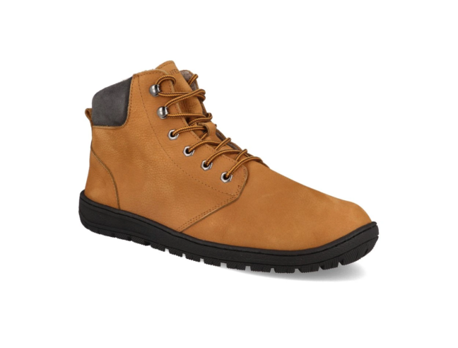 Botín barefoot con cordones Camel bLifestyle