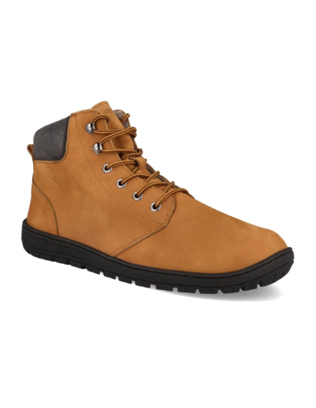Botín barefoot con cordones Camel bLifestyle