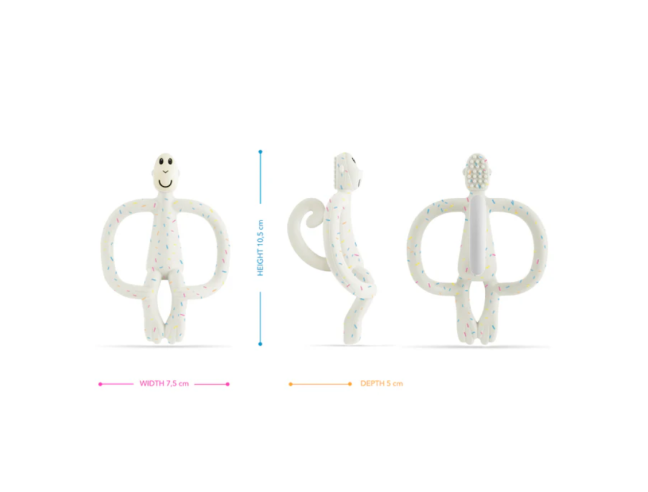 Cepillo Silicona Matchstick Monkey CONFETTI