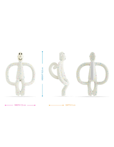 Cepillo Silicona Matchstick Monkey CONFETTI
