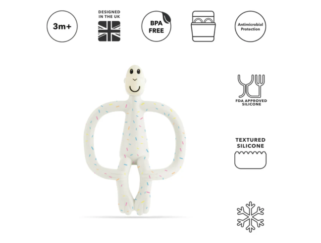 Cepillo Silicona Matchstick Monkey CONFETTI