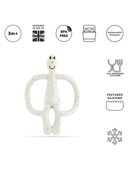 Cepillo Silicona Matchstick Monkey CONFETTI