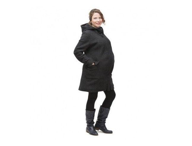 Abrigo Maternidad Lana MAMALILA (GRIS)