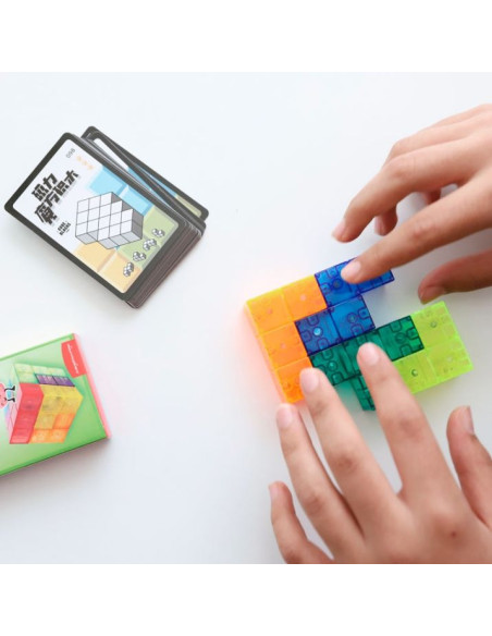 Cubo Rompecabezas 3D magnético - Magic Magnetic Cube (3-99 años)