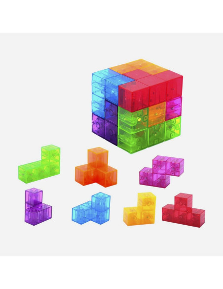 Cubo Rompecabezas 3D magnético - Magic Magnetic Cube (3-99 años)