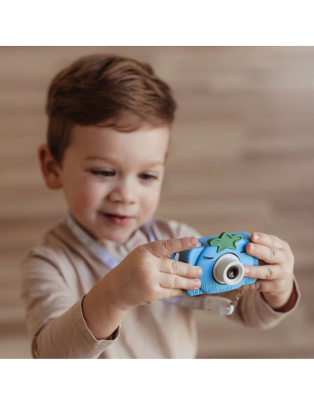 Cámara Digital infantil para niñas y niños Hoppstar Rookie (BlueBelle)