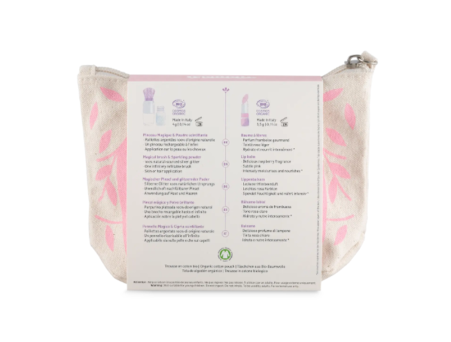 Estuche Namaki Pink Pincel Polvos + Labial