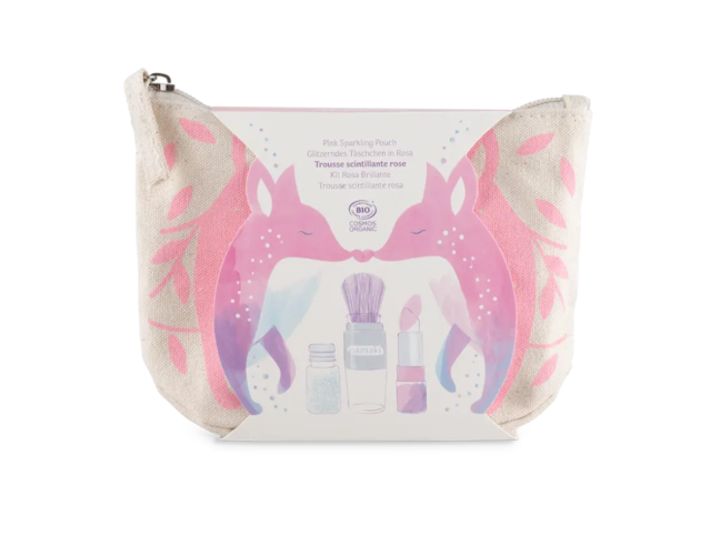 Estuche Namaki Pink Pincel Polvos + Labial