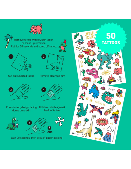 Tatuajes temporales OMY SURF AND SKATE