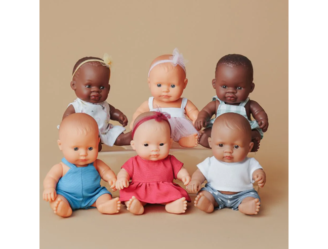 Muñeco Baby Niña Caucásica 21 cm