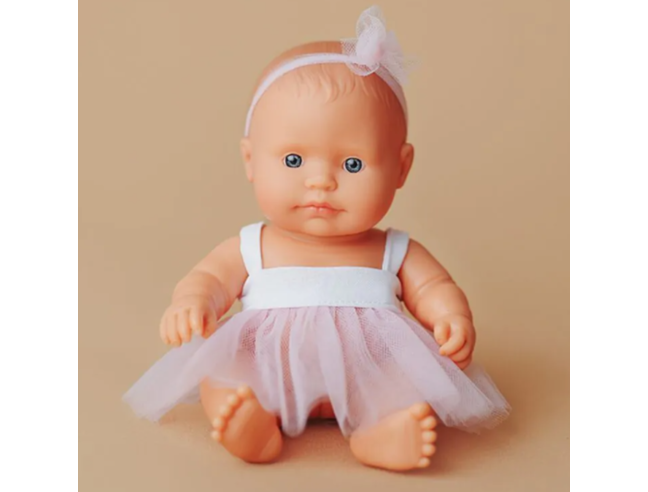 Muñeco Baby Niña Caucásica 21 cm