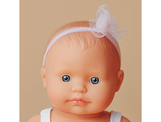 Muñeco Baby Niña Caucásica 21 cm
