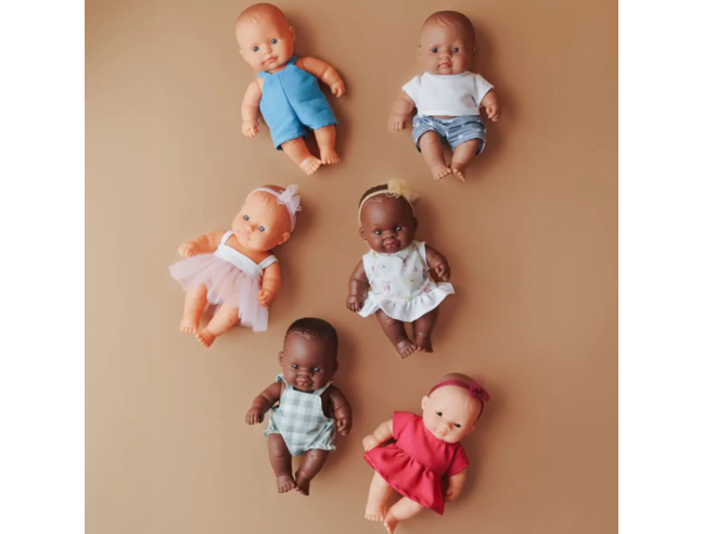 Muñeco Baby Niña Africana 21 cm