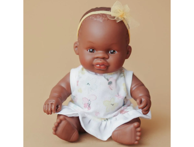 Muñeco Baby Niña Africana 21 cm