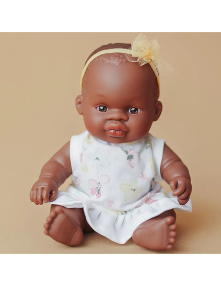 Muñeco Baby Niña Africana 21 cm