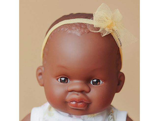 Muñeco Baby Niña Africana 21 cm