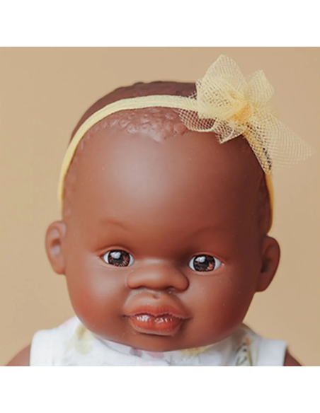 Muñeco Baby Niña Africana 21 cm