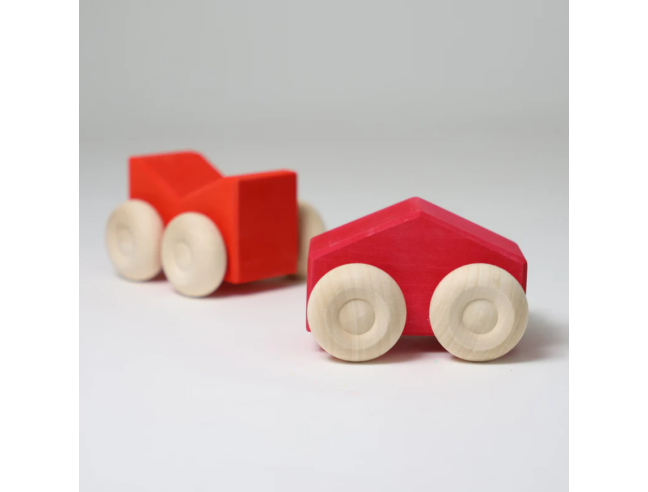 Juego de vehículos Stacking Cars Red Grimm´s