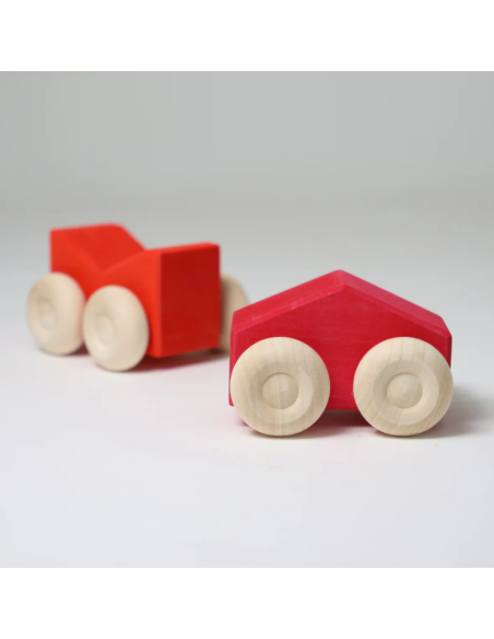 Juego de vehículos Stacking Cars Red Grimm´s