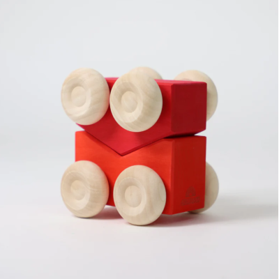 Juego de vehículos Stacking Cars Red Grimm´s