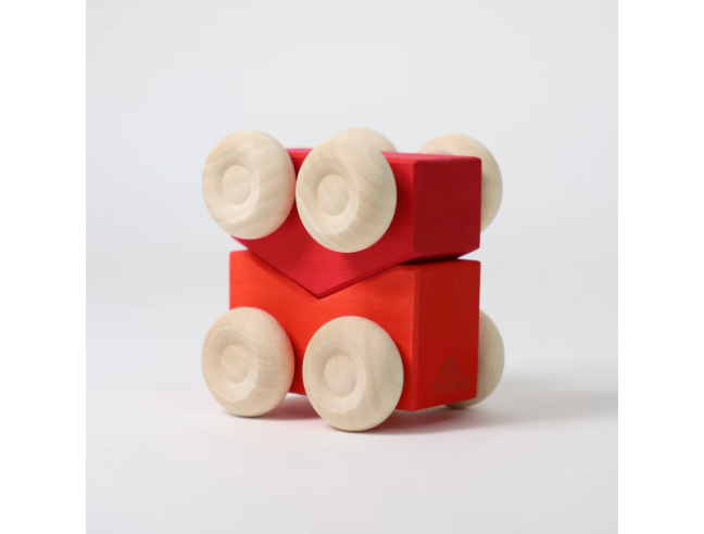 Juego de vehículos Stacking Cars Red Grimm´s