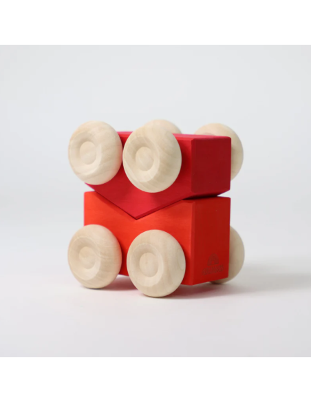 Juego de vehículos Stacking Cars Red Grimm´s