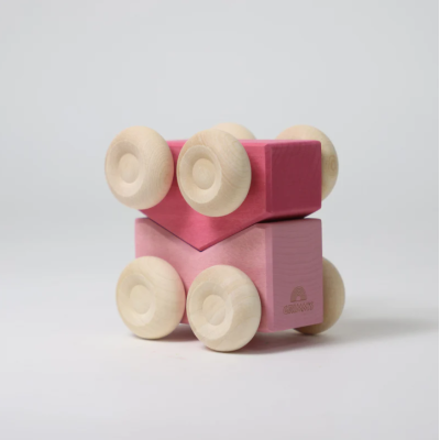 Juego de vehículos Stacking Cars Pink Grimm´s