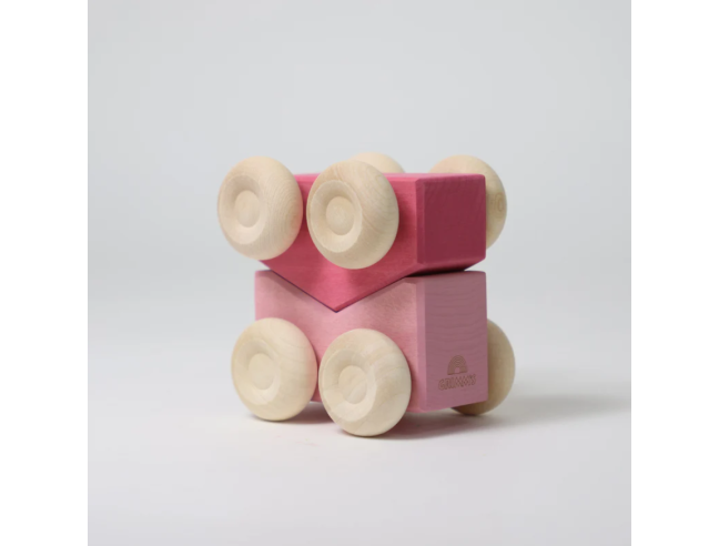 Juego de vehículos Stacking Cars Pink Grimm´s