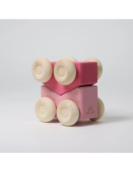 Juego de vehículos Stacking Cars Pink Grimm´s