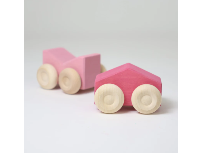 Juego de vehículos Stacking Cars Pink Grimm´s