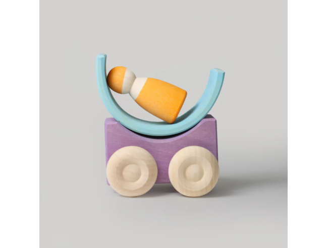 Juego de vehículos Stacking Cars Purple Grimm´s
