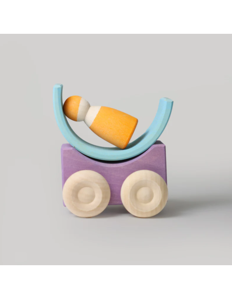 Juego de vehículos Stacking Cars Purple Grimm´s