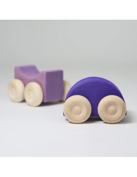 Juego de vehículos Stacking Cars Purple Grimm´s