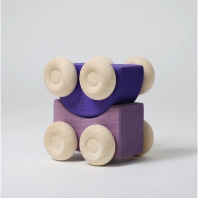 Juego de vehículos Stacking Cars Purple Grimm´s