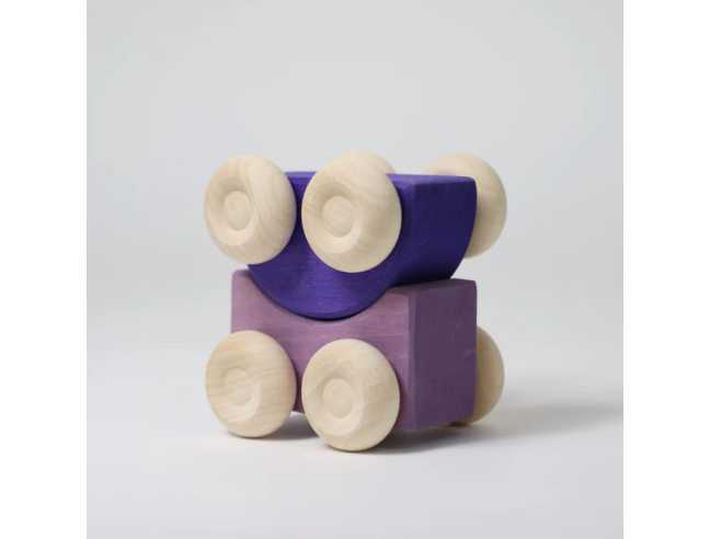 Juego de vehículos Stacking Cars Purple Grimm´s