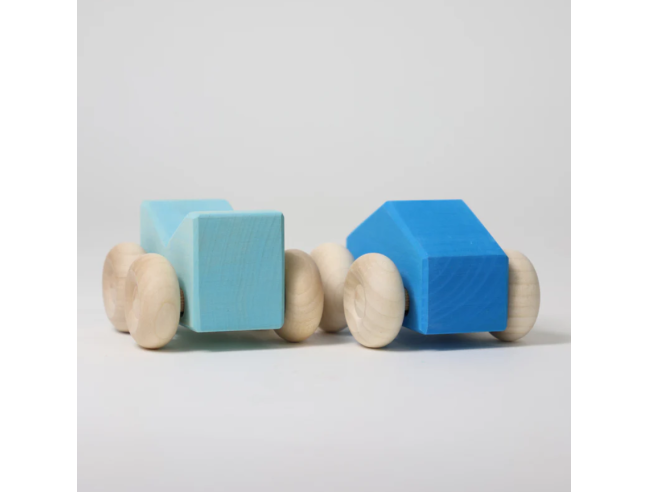 Juego de vehículos Stacking Cars Blue Grimm´s