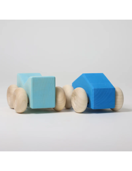 Juego de vehículos Stacking Cars Blue Grimm´s