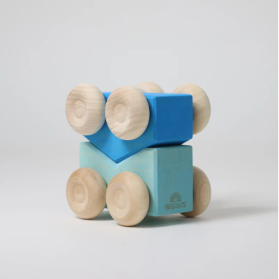 Juego de vehículos Stacking Cars Blue Grimm´s