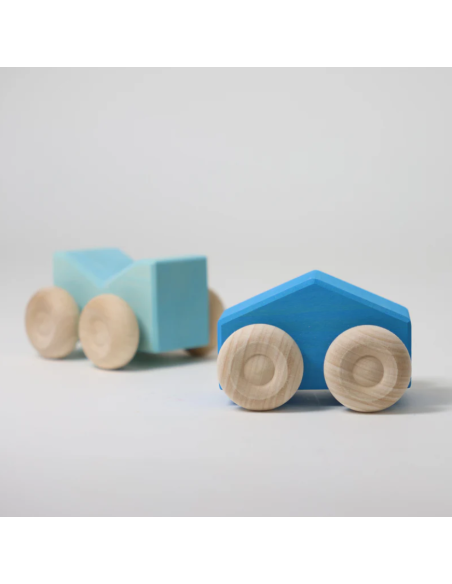 Juego de vehículos Stacking Cars Blue Grimm´s